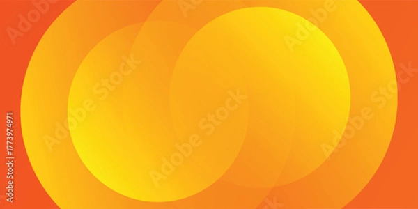 Fototapeta Abstract orange background with circles. EPS 10