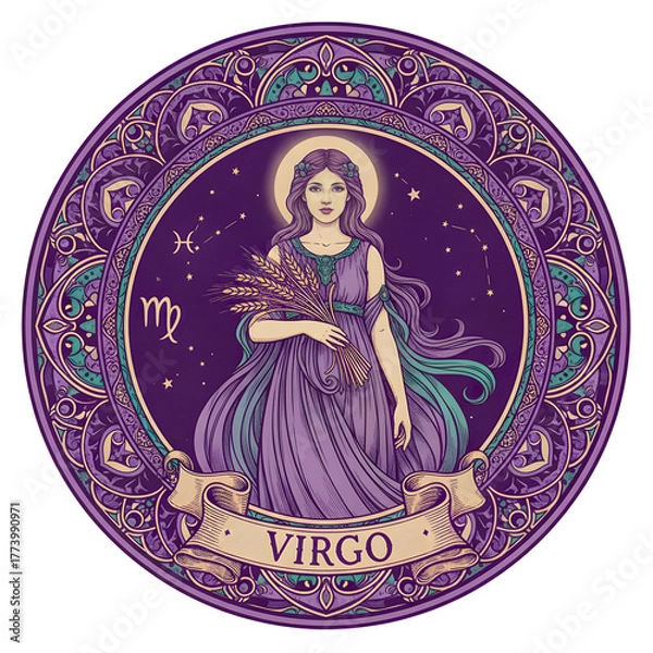 Fototapeta SEGNO ZODIACALE VERGINE 