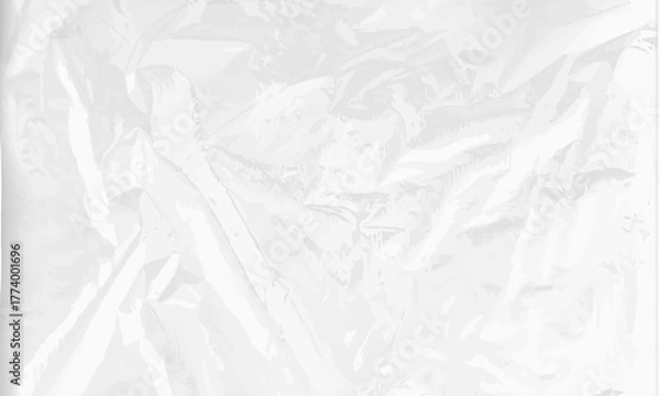 Obraz Transparent plastic wrap texture overlay effect