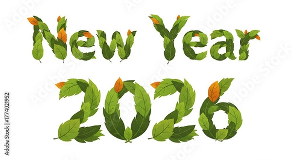 Obraz Happy 2026, new year art