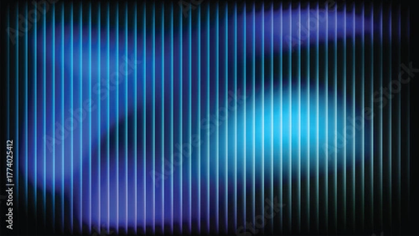 Obraz Abstract glowing surface — futuristic motion mesh pattern featuring transparency and modern tone