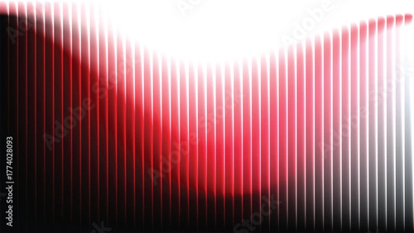 Obraz Cyber fluid motion — luminous vector flow capturing transparency, glow, and glass dynamics