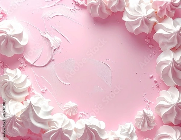 Fototapeta スイートクリーム背景素材