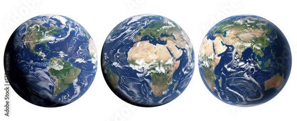 Obraz Planet Earth Global View from Space