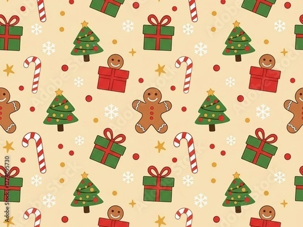 Obraz Weihnachtselemente und dekoration