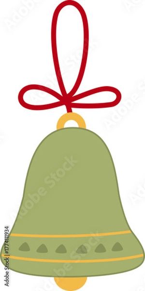 Obraz christmas bell with bells