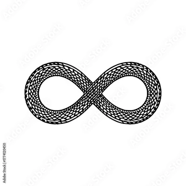 Fototapeta Symbol of endless possibilities and continuous journeys