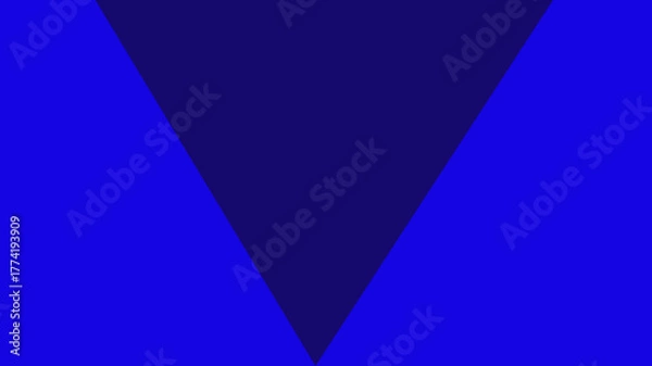 Fototapeta Deep blue geometric triangle with subtle gradient effect