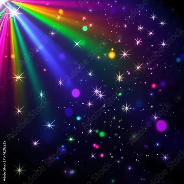 Obraz abstract background with stars