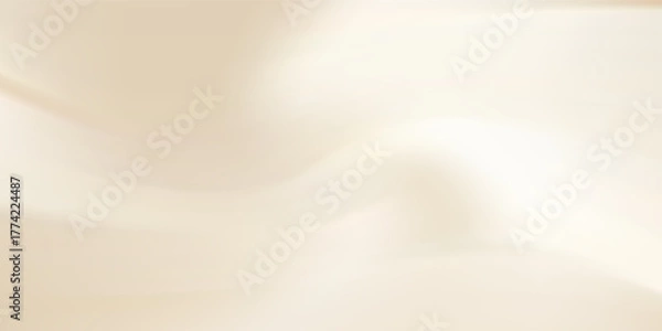 Fototapeta Seamless champagne silk tone bg. Gradient nude pattern. Neutral skin with hints of vanilla, ivory and butter. A base makeup cream with a light pearlescent effect. Delicate soft creamy shade