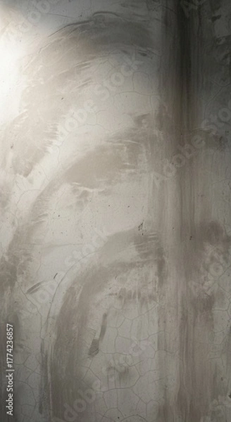 Obraz Abstract Texture of Concrete Wall with Cracks and Grungy Effects