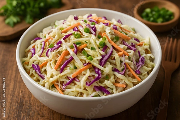 Fototapeta Fresh Vegetables Appetizer Platter Top View – Healthy Eating Background mixed greens salad with creamy sauce