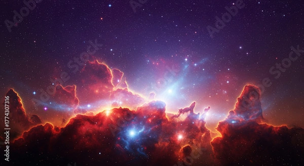 Fototapeta Outer space background