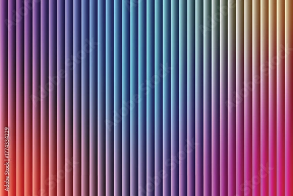 Obraz Abstract background with gradient vertical lines and shadows