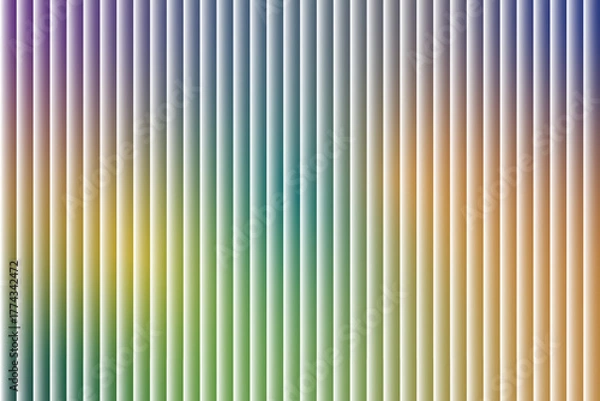 Obraz Gradient Background with Vertical Lines and Blurred Colors