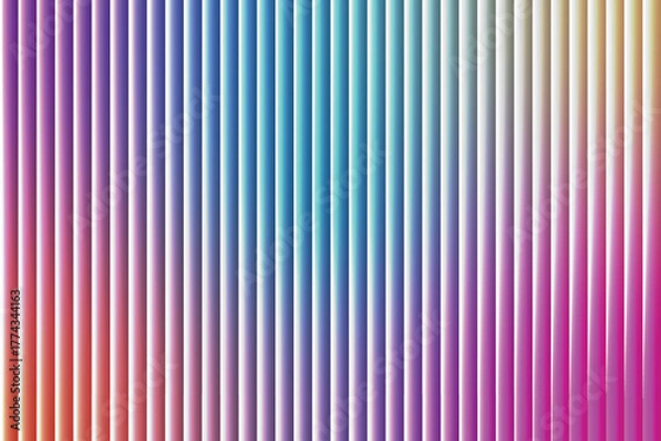 Obraz Vibrant Gradient Vertical Lines Pattern Background Design
