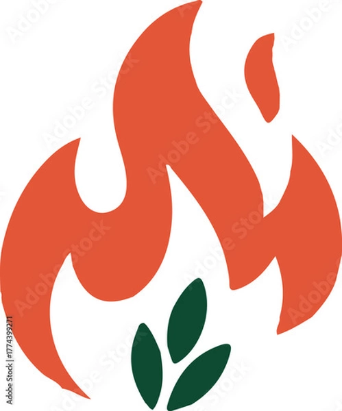 Obraz Logo design for a modern restaurant spice