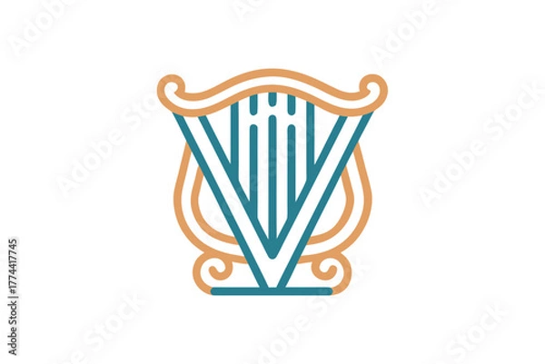 Fototapeta Clean vector file graphic for digital design and illustration projects