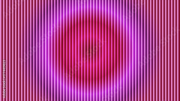 Fototapeta Pink and purple gradient oval pattern with vertical lines Keywords: abstract, background