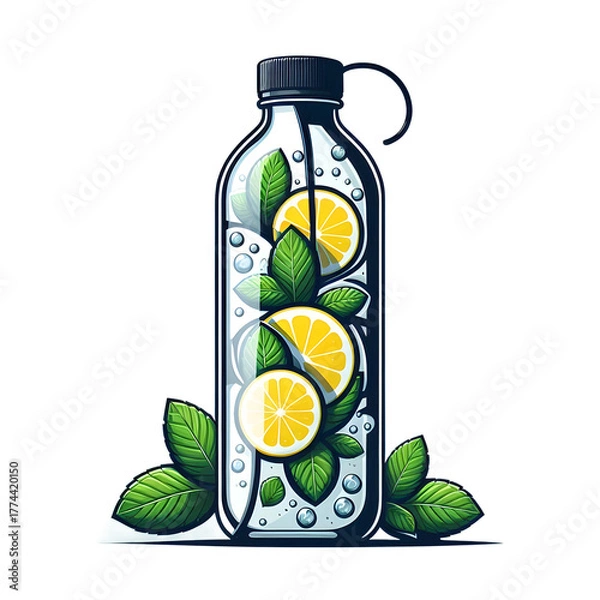 Obraz lemon juice and lime