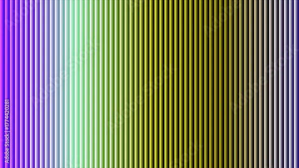 Obraz Purple Green Yellow Gradient Vertical Stripes Abstract Background image photo