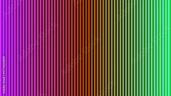 Fototapeta Vertical Gradient Stripes Background With Purple To Green Transition abstract