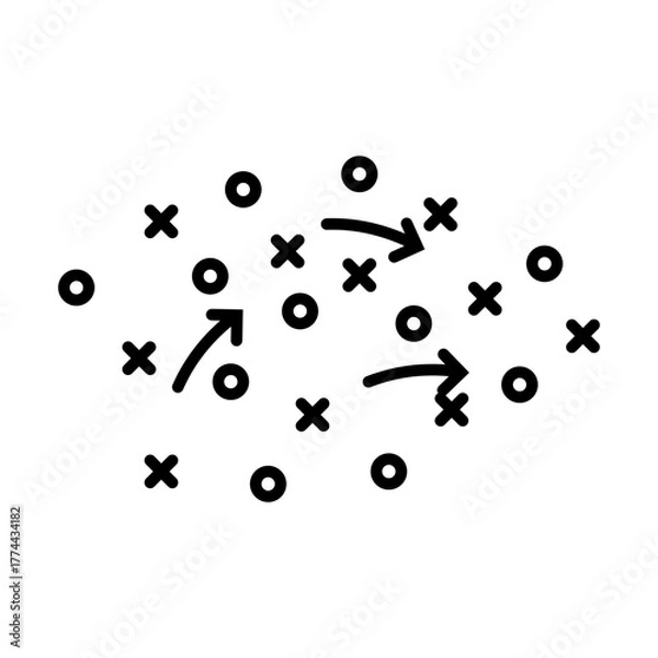 Obraz Football Tactic