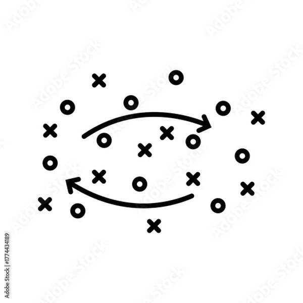 Obraz Football Tactic