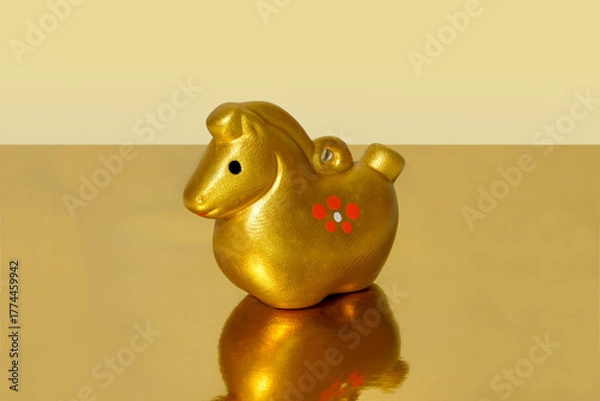 Fototapeta 午年　年賀素材