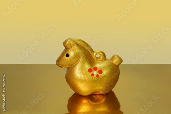 Fototapeta 午年　年賀素材