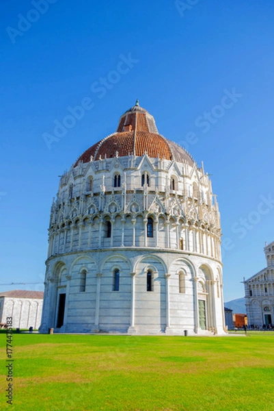 Obraz Baptistery of St. John in Pisa, Italy