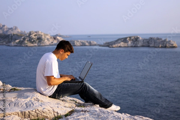 Obraz ordinateur en balade