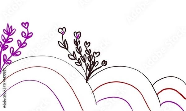 Fototapeta Abstract color background and copy space for text 