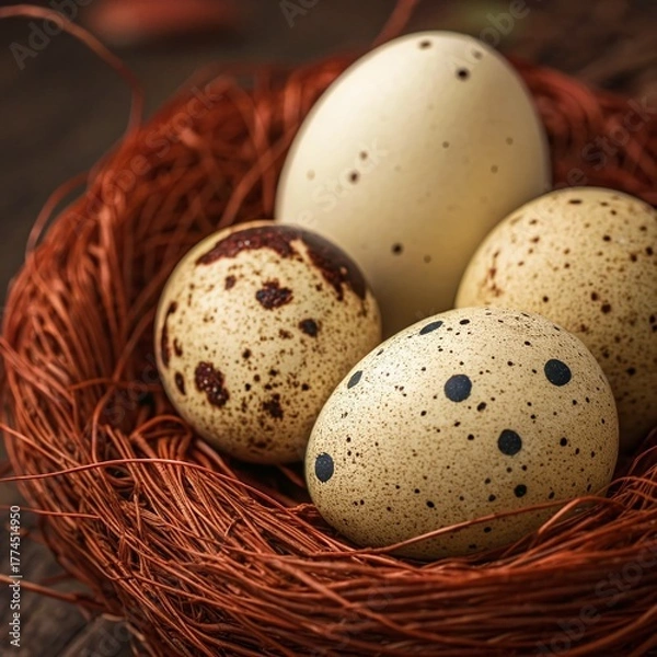 Obraz eggs in the nest