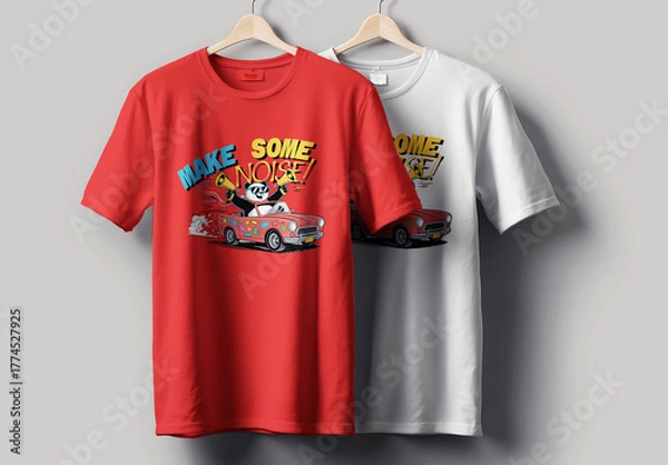 Fototapeta T Shirt Design Layout