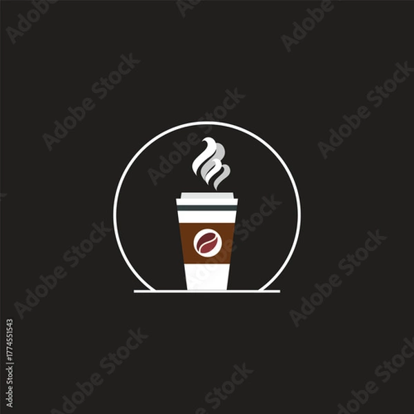 Obraz Paper Coffee Cup Vector