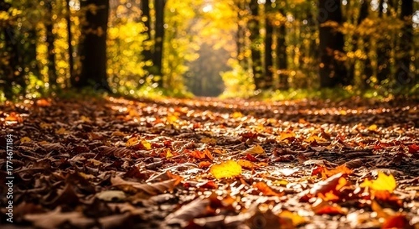 Fototapeta Autumn Forest Path