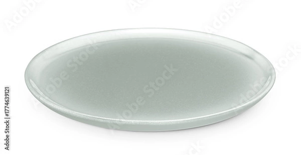 Fototapeta empty plate isolated on white background.
