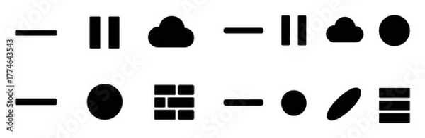 Obraz Minimalist Icon Grid