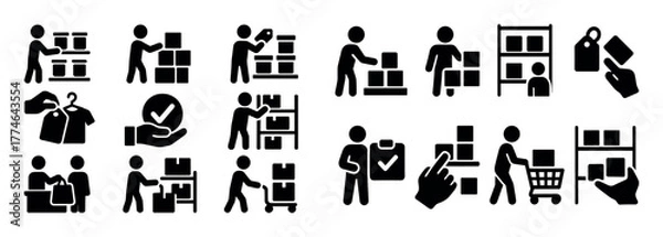 Obraz Product Workflow Icons