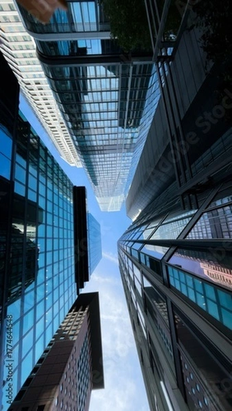 Obraz Interesting View From Below - Location Franfurt Germany