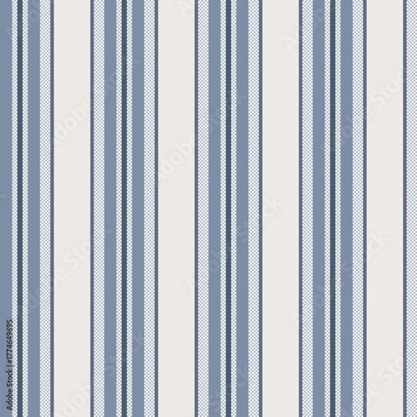 Fototapeta Vertical Ticking Stripes Vector Seamless Background