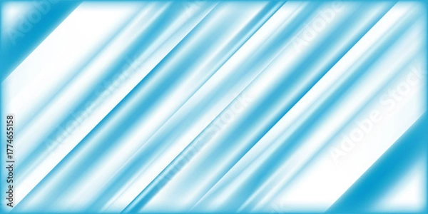 Fototapeta Abstract blue wave background modern design. Vector illustration