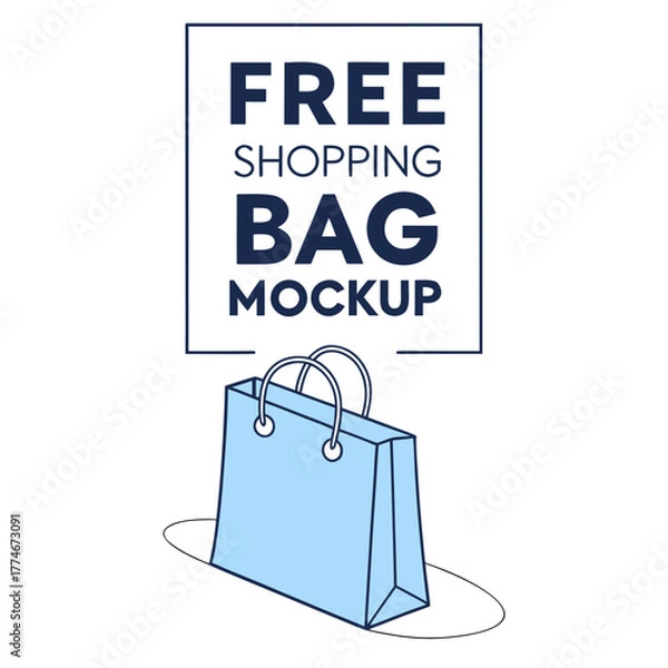 Obraz shopping bag icon