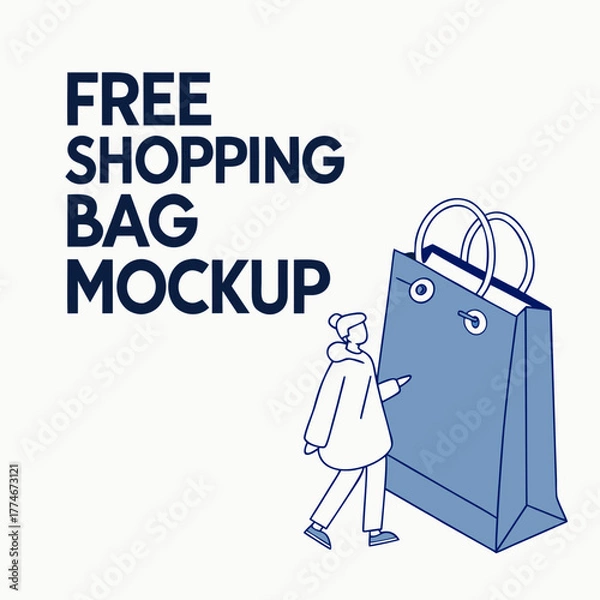 Obraz shopping bag icon