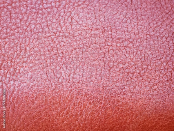 Obraz Close up of brown leather background or texture