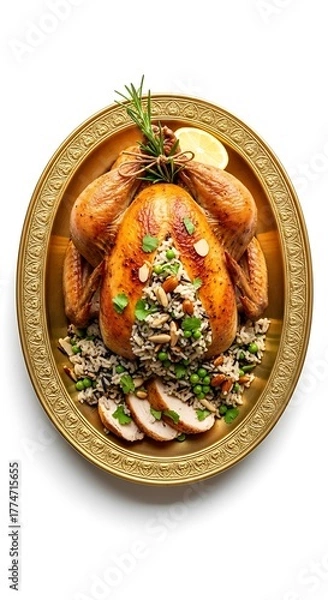 Obraz chicken and vegetable stew