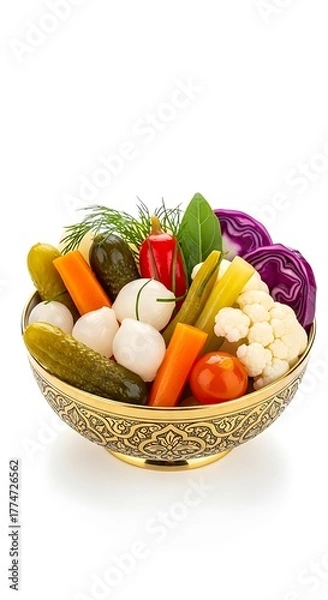 Obraz fresh vegetables in a basket