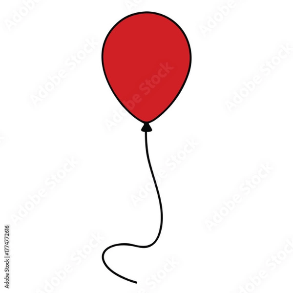 Fototapeta Red Balloon