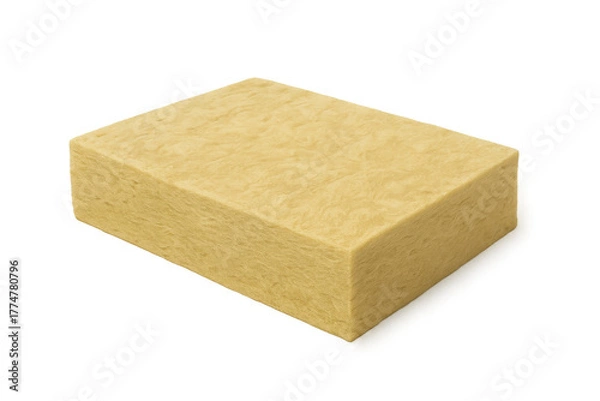 Obraz Mineral wool thermal insulation board for building construction